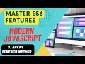 Master ES6 Features - Array forEach Method
