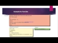 Tutorial 4 What is Function any example
