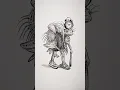Speed drawing Tripi Tropa Tralala Lirilira Tung Tung Sahur Boneka😳 #shorts #brainrot #memes #drawing