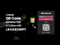 Create QR Code GENERATOR using JAVASCRIPT and Earn Online