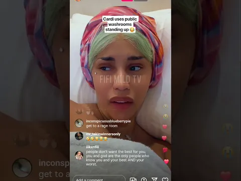 Cardi uses public washrooms standing up π
