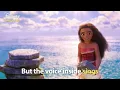 How Far I'll Go | Moana Lyric Video | DISNEY SING-ALONGS
