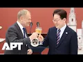 FULL South Korea s Lee Poland s Tusk Elevate Ties Agree on Supply Chain Cooperation Security