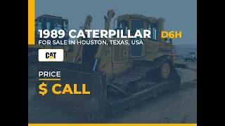 1989 Caterpillar D6H Crawler Dozer MY Equipment 