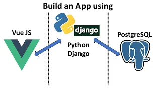 Python Django Postgre SQL Vue JS full-stack app tutorial