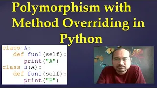 51 Polymorphism with Method Overriding in Python