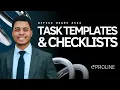 Task Templates Checklists Office Hours