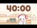 40 Minute Timer Study Timer for Classroom Focus
