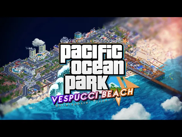 GTA 5 in RCT2 - Pacific Ocean Park Cinematic