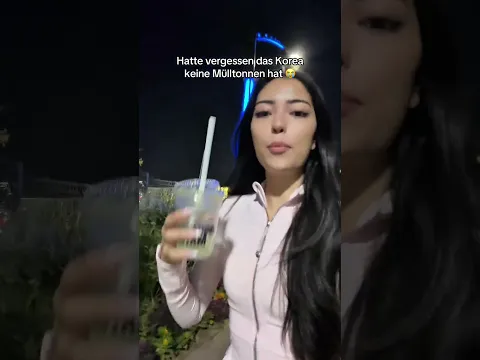 Hatte vergessen, dass Korea keine Mülltonnen hat 😭