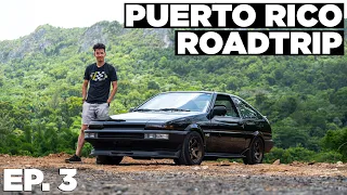 Roadtripping Puerto Rico in a BEAMS-swapped AE86