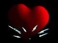 Love Gif Heartbeat With Effects Red heart