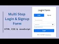 How to Make Responsive Animated Form Multi Step Using HTML CSS JavaScript Create form html css
