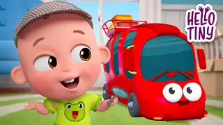 Red Bus Where Are You? | Kids Songs and Nursery Rhymes | Hello Tiny