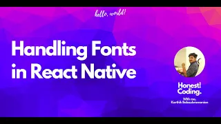 Handling Fonts in React Native