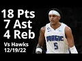 Paolo Banchero 18 Pts 7 Ast 4 Reb vs Hawks Highlights