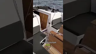 Discovering back support potential whilst sailing on the Elan Impression 43!