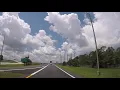 Driving from Walt Disney World to Busch Gardens in Tampa Florida Time Lapse