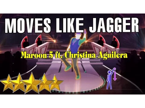 Download MP3 🌟 Christina Aguilera  & Maroon 5 - Moves Like Jagger | Just Dance 4 🌟