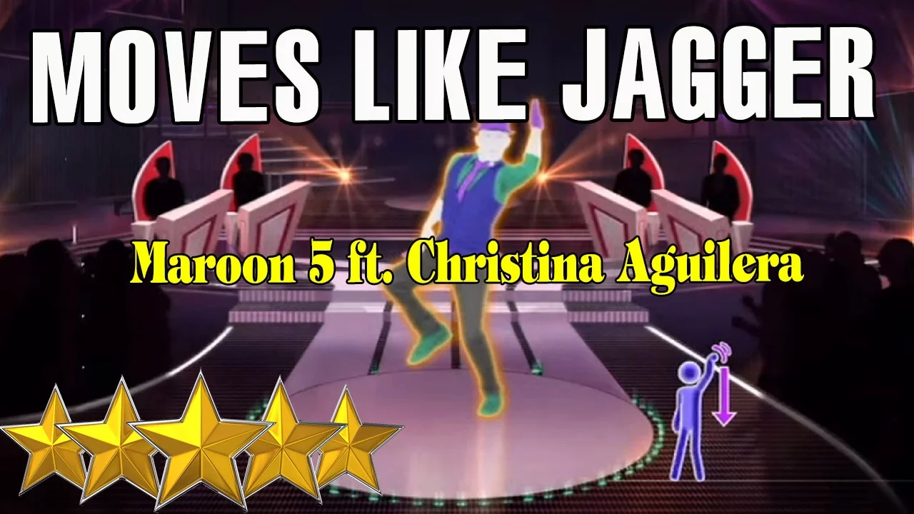 🌟 Christina Aguilera  & Maroon 5 - Moves Like Jagger | Just Dance 4 🌟