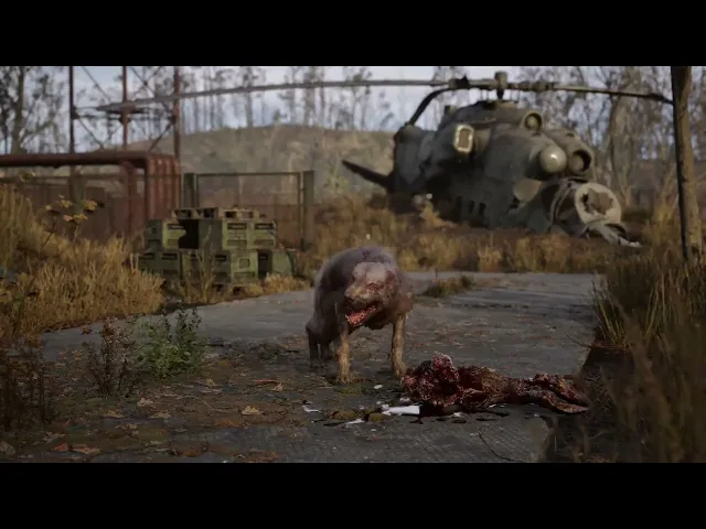 S.T.A.L.K.E.R. 2: Heart of Chornobyl — Мутант поедает труп