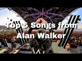 Download Lagu Alan Walker - Top 5 Best Songs | LYRICS VIDEO