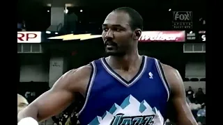 Karl Malone - Season High 56 Points vs The Warriors 1998