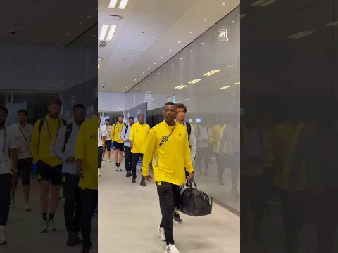 وصول النمور إلى ملعب اللقاء #الاتحاد_الدرعية