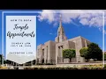 How to book temple appointments