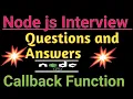 Callback Function JavaScript Tutorial in Hindi