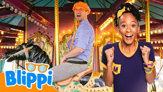 La aventura en el carrusel con Blippi y Meekah 🎠✨ Blippi Español