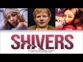 Ed Sheeran SHIVERS (feat. Jessi, SUNMI) Lyrics (Color Coded Lyrics)