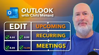 New Outlook Change Future Recurring Meetings