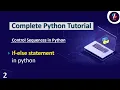 Python Tutorial in Hindi If-else Statement in Python Python Tutorial for Beginners in Hindi