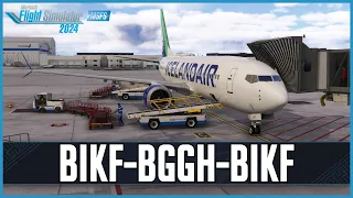 iFly MAX 8 Icelandair Keflavik Nuuk Keflavik VATSIM