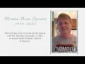 Christian Rite of Burial for Norman Dean Spooner on 22 Sacred Heart Catholic Church