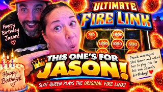 A Dad’s Birthday Request for His Son! Slot Queen Plays Fire Link!