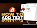How To Add Text in Nitro PDF 100 WORKS NO Yapping To The Point FAST EASY