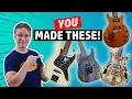 YOUR GUITARS made with MY GUITAR TEMPLATES