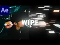 Wipe Lines MINIMAX Transition - After Effects Tutorial