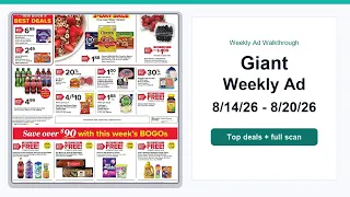 Giant Weekly Ad 26 - 26 Top 10 Deals