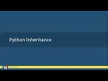 17 - Python Basic Concepts Python Inheritance In Malayalam