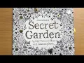 Completed pages in my first ever colouring book Secret Garden ADULT COLOURING