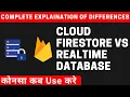 Difference between cloud firestore vs firebase realtime database What is cloud firestore