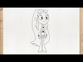 How to Draw STARFIRE Teen Titans Go Alien Princess Tutorial