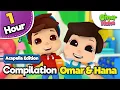 Download Lagu Omar \u0026 Hana 1 Hour Compilation | Acapella Edition | Omar \u0026 Hana English