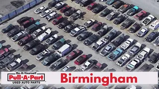 PULL-A-PART BIRNINGHAM ALABAMA INVENTORY OF JUNK CARS