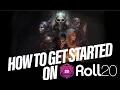 How to get started on Roll20 with DM Tauzy