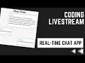 EN Coding Livestream - Developing Web Based Chat App Front-End