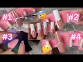 How to do French Tip Nails with gel polish 4 EASY WAYS beginner friendly in depth tutorial